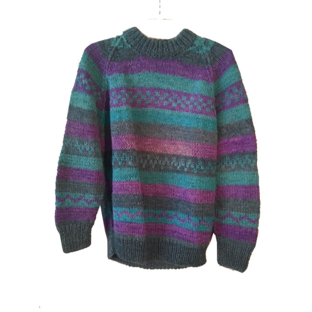 Colorful Wool Sweater